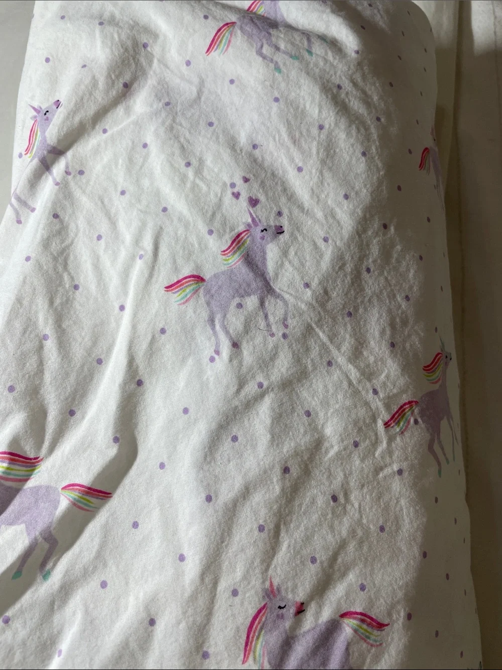 Pottery Barn Kids Mystical Unicorn full fitted sheet featuring
